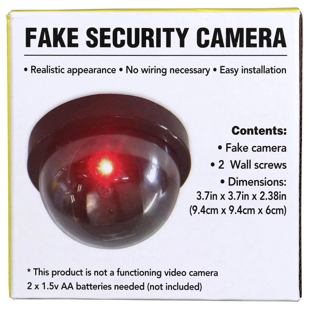 Fake Security Camera Pack of 2